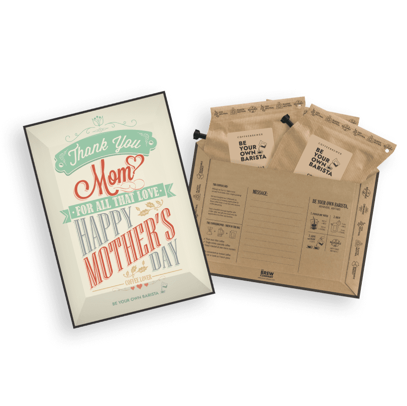 MOTHER`S DAY COFFEE GREETING CARDS-3