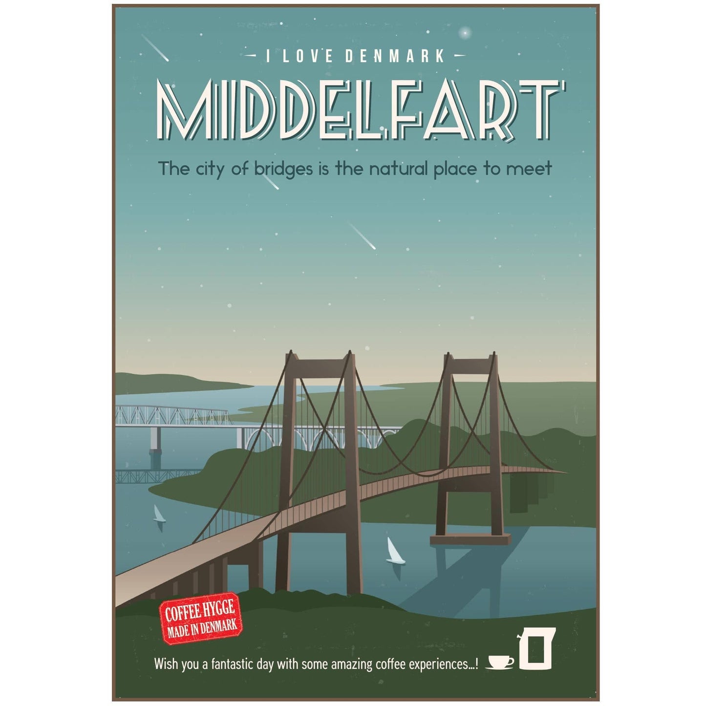 POSTCARDS FROM DENMARK COFFEE CARDS-14